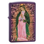 Широкая зажигалка Zippo Blessed Mother 24350