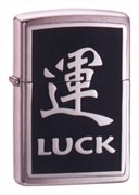 Широкая зажигалка Zippo Chinese Symbol Luck 20331