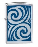 Широкая зажигалка Zippo Cobalt Curl 24006