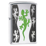 Широкая зажигалка Zippo Green Lizard 21149