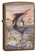 Широкая зажигалка Zippo Guy Harvey Panama 24450
