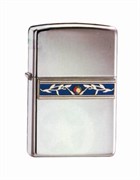 Широкая зажигалка Zippo Indigo Ivy 20894