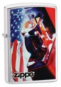 Широкая зажигалка Zippo Muzzi and Zippo 24179