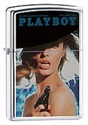 Широкая зажигалка Zippo Playboy 20952