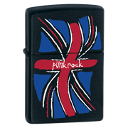 Широкая зажигалка Zippo Punk Rock 24356