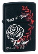 Широкая зажигалка Zippo Rose 24556