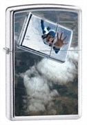 Широкая зажигалка Zippo Skydiver 24348