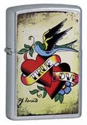 Широкая зажигалка Zippo True love 24557