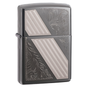 Широкая зажигалка Zippo Venetian Stripe 24038