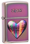 Широкая зажигалка Zippo Mosaic Heart 151