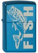 Широкая зажигалка Zippo Fish 20446