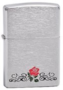 Широкая зажигалка Zippo Rose Design 200