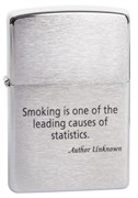 Широкая зажигалка Zippo Smoking.. 200