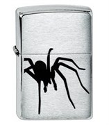Широкая зажигалка Zippo Spider Black 200
