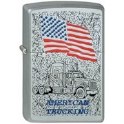 Широкая зажигалка Zippo American Trucking 3 205