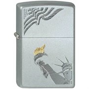 Широкая зажигалка Zippo Lady Liberty 205