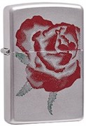 Широкая зажигалка Zippo Large Rose 205
