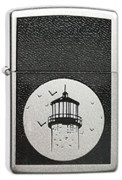 Широкая зажигалка Zippo Lighthouse 205