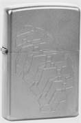 Широкая зажигалка Zippo Tire Tracks 205
