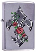 Широкая зажигалка Zippo Fleur de Lis 217