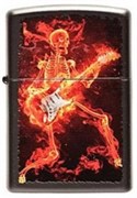 Широкая зажигалка Zippo Guitarist 218