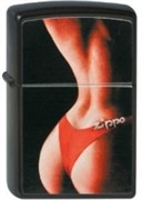 Широкая зажигалка Zippo String girl 218