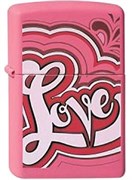 Широкая зажигалка Zippo Love 238