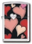 Широкая зажигалка Zippo Colors of love 24243