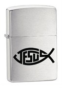 Широкая зажигалка Zippo Jesus 24333