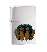 Широкая зажигалка Zippo SV-Western boots 24489