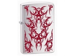 Широкая зажигалка Zippo Tribal hazard 24923