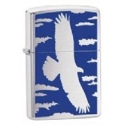 Широкая зажигалка Zippo Flying eagle 24925