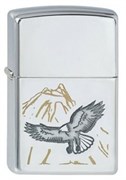 Широкая зажигалка Zippo Eagle/Mountains 265