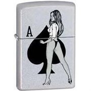 Широкая зажигалка Zippo Girl/Spade 273