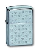 Широкая зажигалка Zippo Multi Heart 284