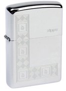 Широкая зажигалка Zippo Pattern III 289