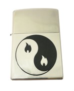Широкая зажигалка Zippo Yin Yang  250