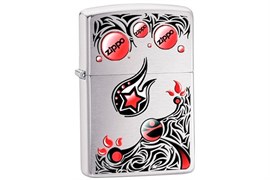 Широкая зажигалка Zippo Stars&Planets 28056