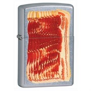 Широкая зажигалка Zippo Bacon 28130