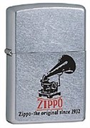 Широкая зажигалка Zippo Phonograph 28566