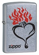 Широкая зажигалка Zippo Heart 28576