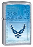 Широкая зажигалка Zippo USAF 28622