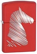 Широкая зажигалка Zippo Horse head 28724