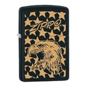 Широкая зажигалка Zippo Eagle&stars 28763
