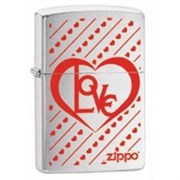 Широкая зажигалка Zippo Love 28781