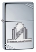 Широкая зажигалка Zippo A Weeks Trial vintage AC 28451
