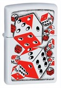 Широкая зажигалка Zippo BS Dicey 28031