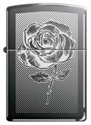 Широкая зажигалка Zippo BS Rose 150