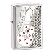 Широкая зажигалка Zippo Elvis 24841