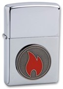 Широкая зажигалка Zippo Flame 24055